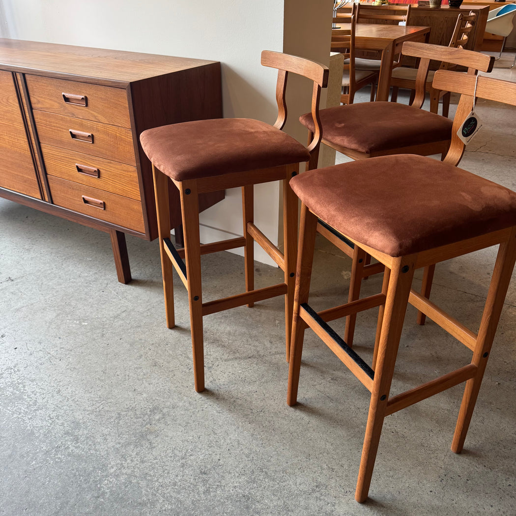 Danish Teak Bar Stools