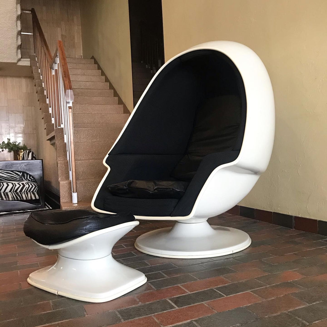 Lee West Egg Chair + Ottoman