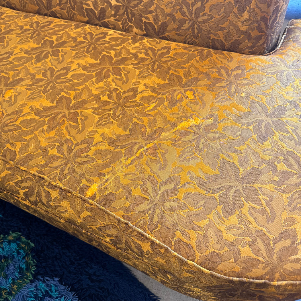 Golden Vintage Sectional Sofa