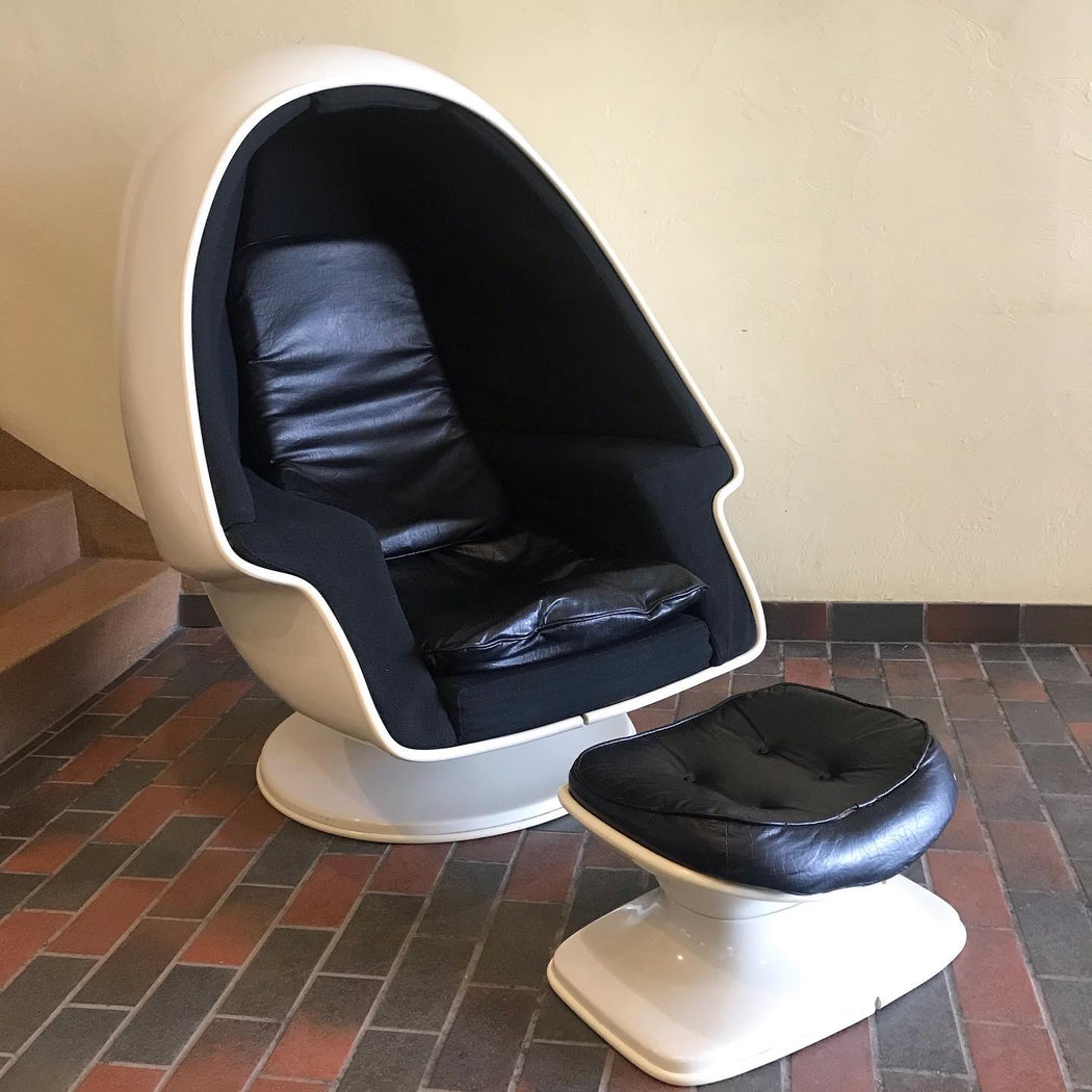 Lee West Egg Chair + Ottoman