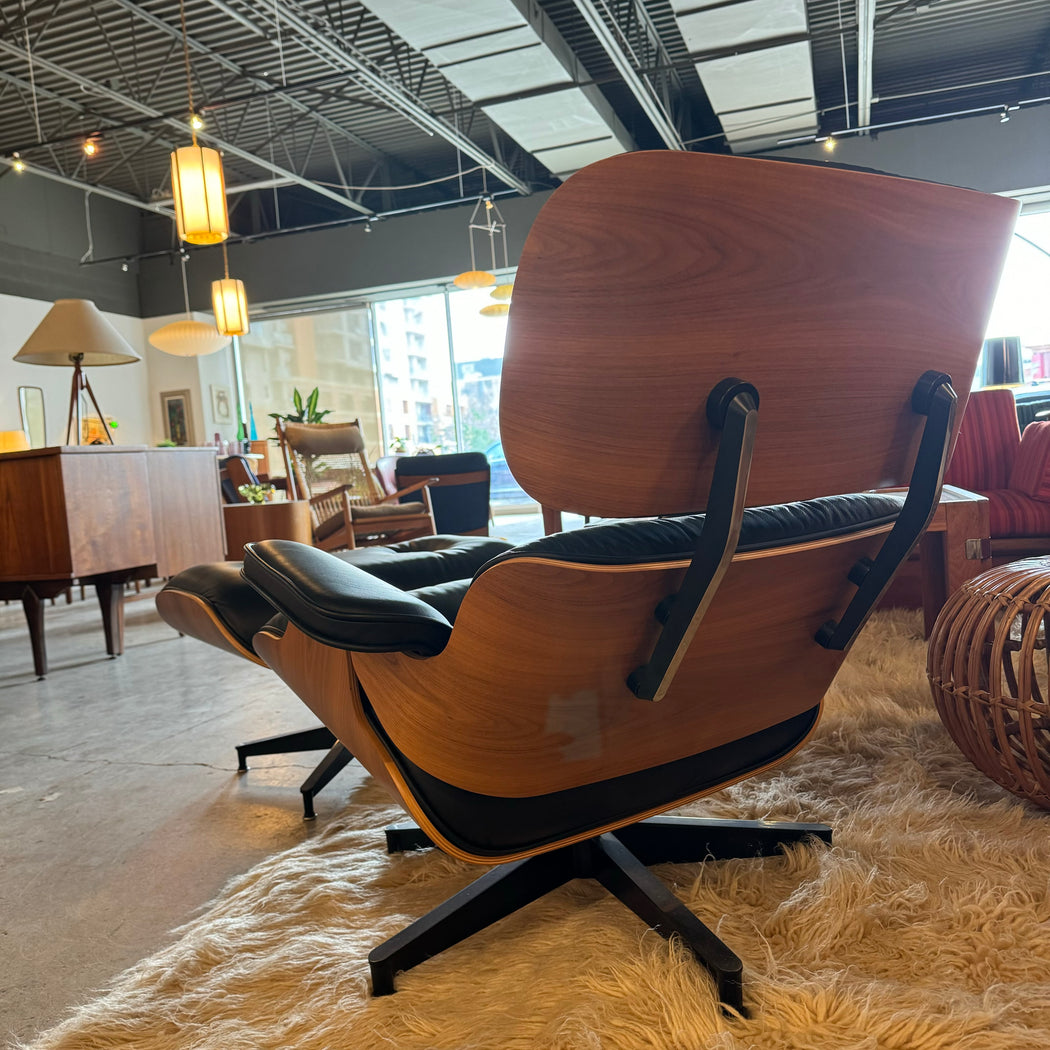 Authentic Eames Chair + Ottoman