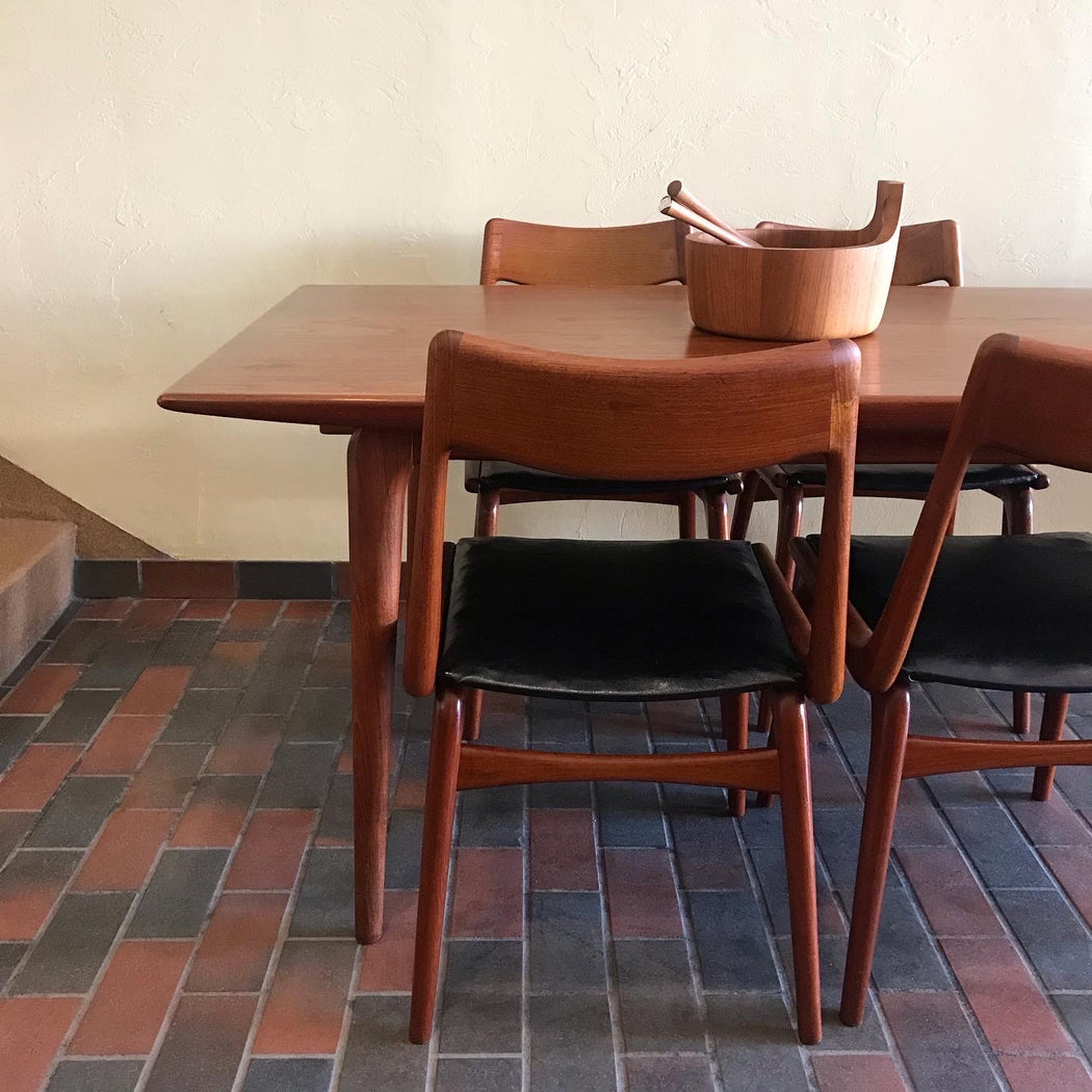 Alfred Christensen Teak Surfboard Dining Table