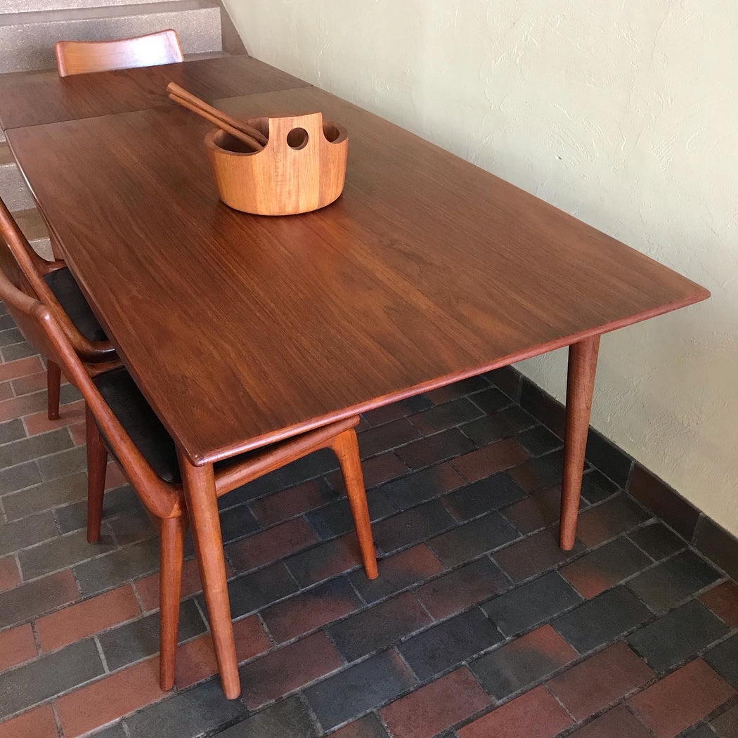 Alfred Christensen Teak Surfboard Dining Table