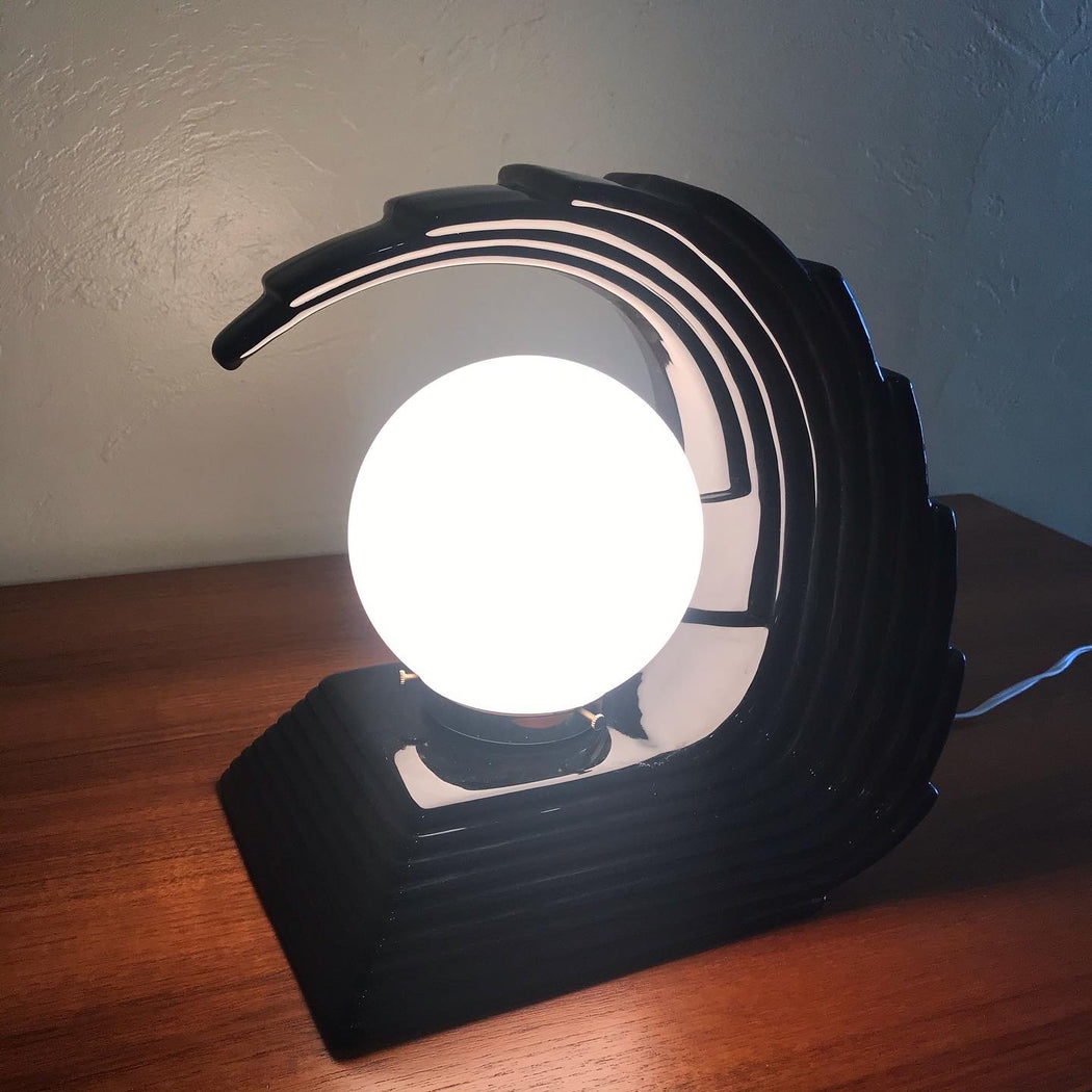 80s Deco Wave Lamp