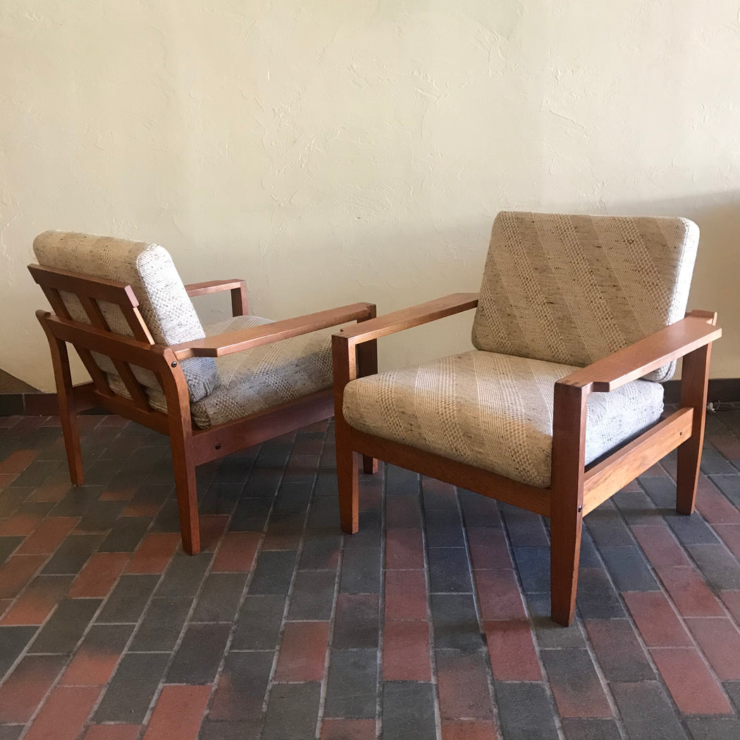 Danish Teak Lounge Chairs