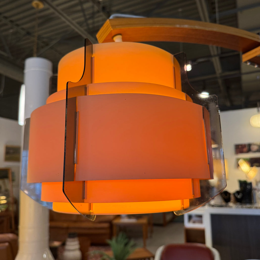 70s Bentwood Arc Lamp