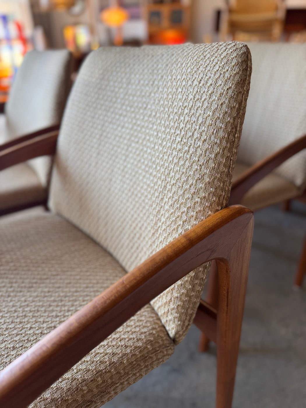 Set of 4 Teak Dining Chairs