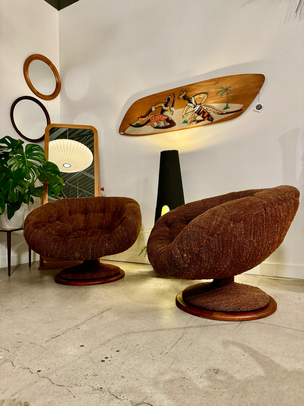 R. Huber Swivel Tub Chair