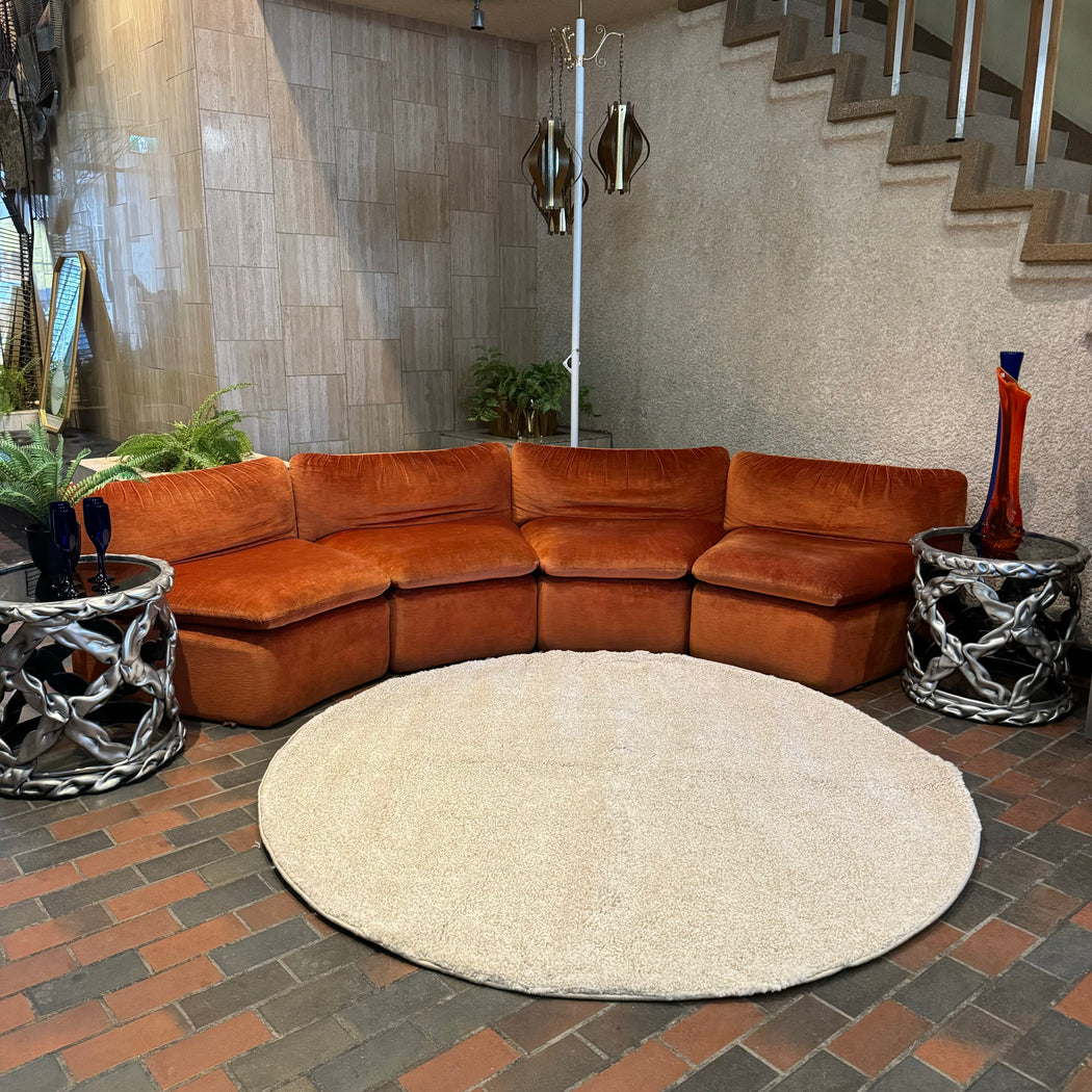 SOLD • 1970s Velvet Sectional