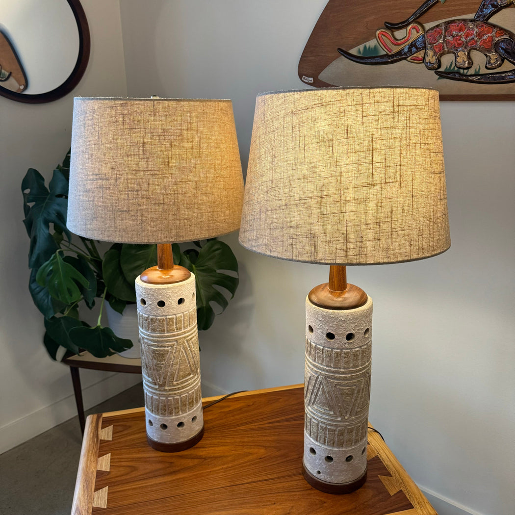 Mid Century Ceramic Lamp