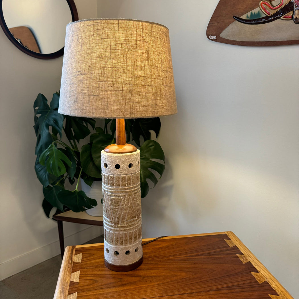 Mid Century Ceramic Lamp