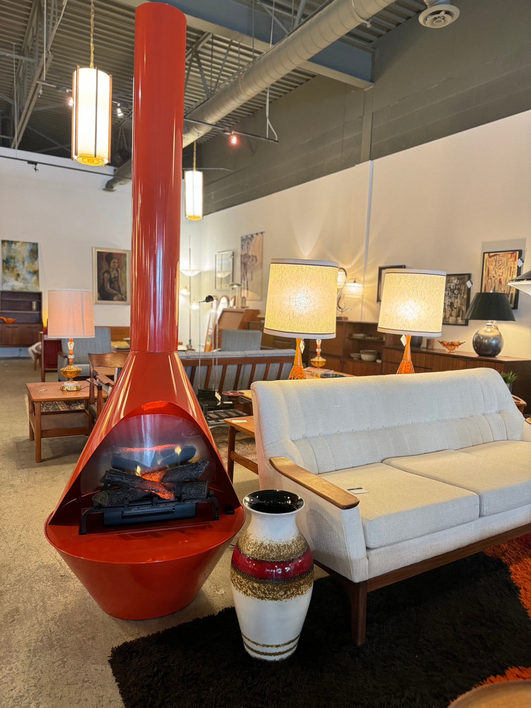 Mid Century Maude Fireplaces
