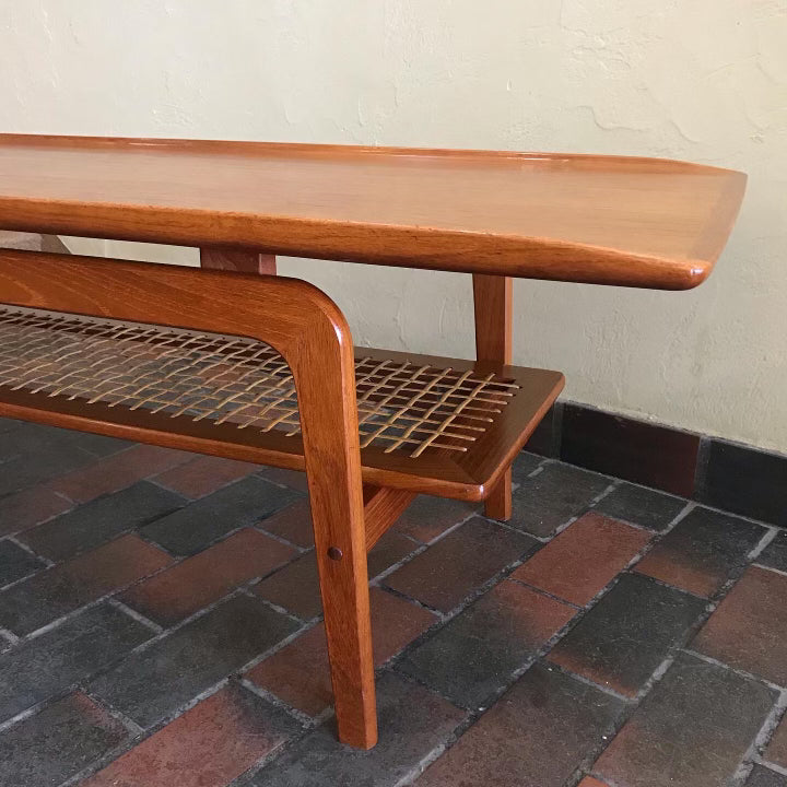 Teak Surfboard Coffee Table