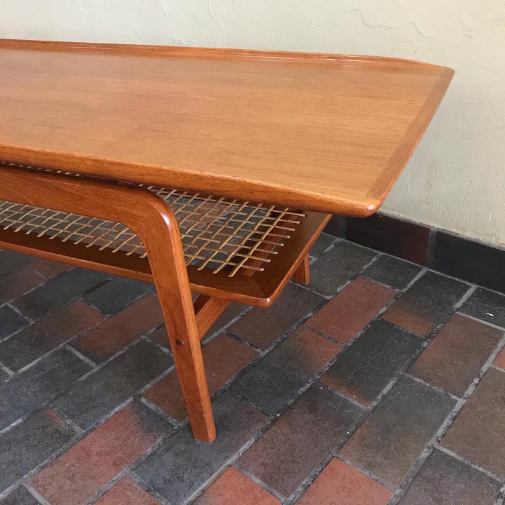 Teak Surfboard Coffee Table