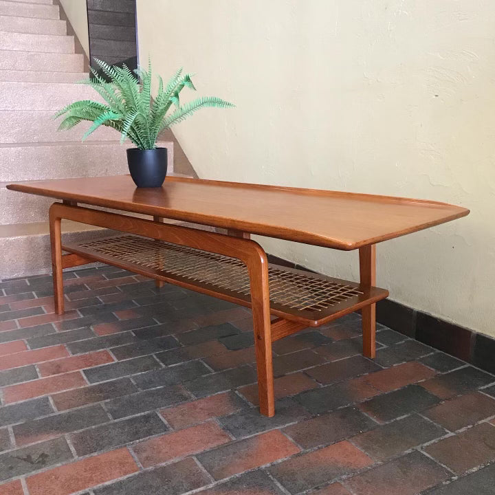 Teak Surfboard Coffee Table