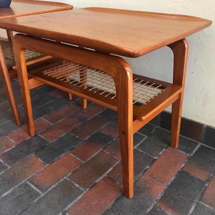 *ON HOLD* Pair of Danish Teak Side Tables