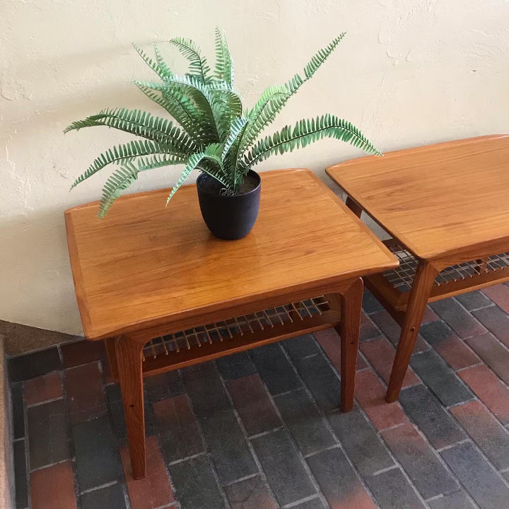 *ON HOLD* Pair of Danish Teak Side Tables