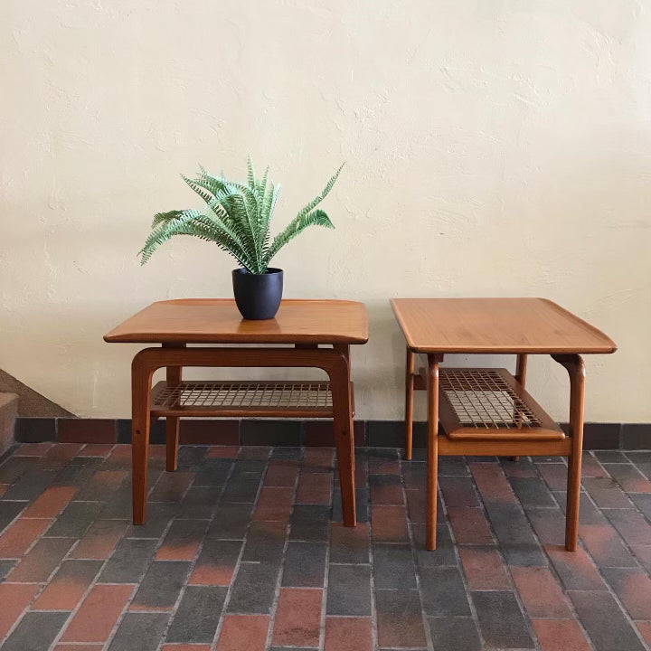 *ON HOLD* Pair of Danish Teak Side Tables
