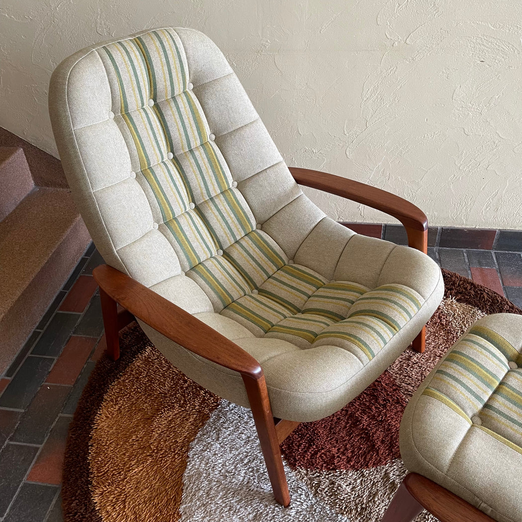R. Huber Scoop Chair + Ottoman
