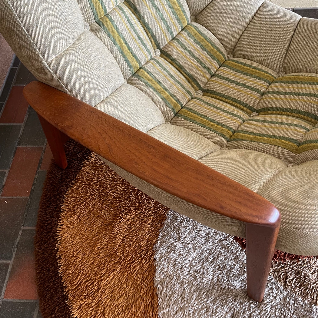 R. Huber Scoop Chair + Ottoman