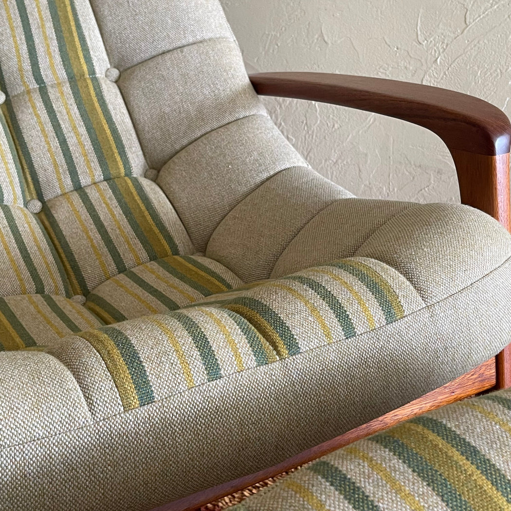 R. Huber Scoop Chair + Ottoman