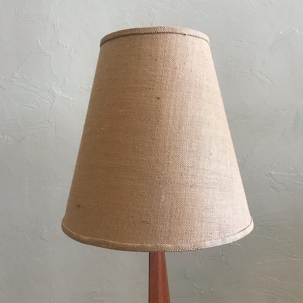 Teak Zig Zag Floor Lamp