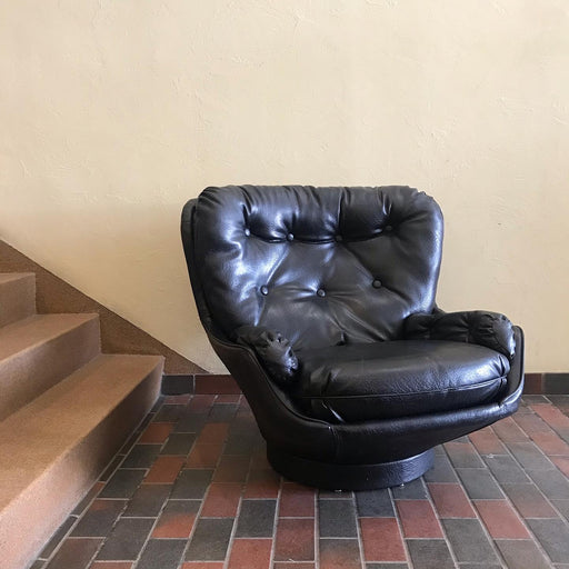 70s Space Age Swivel Lounge Chair
