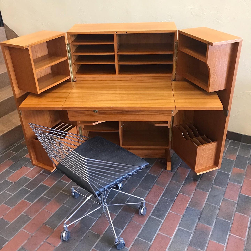 Teak Magic Box Desk