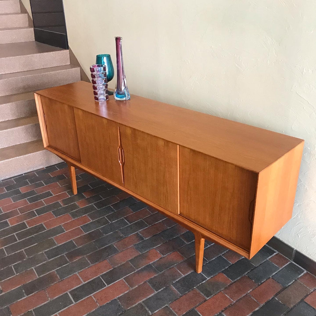 Danish Teak Knud Nielsen Credenza