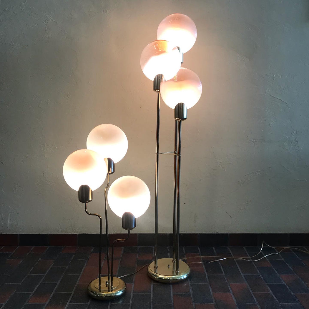 Brass Lollipop Floor Lamp
