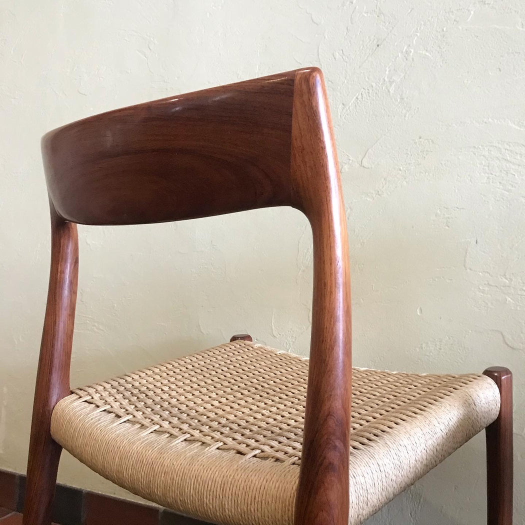 Set of 6 Rosewood Moller Chairs