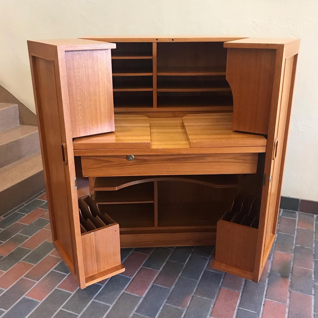 Teak Magic Box Desk