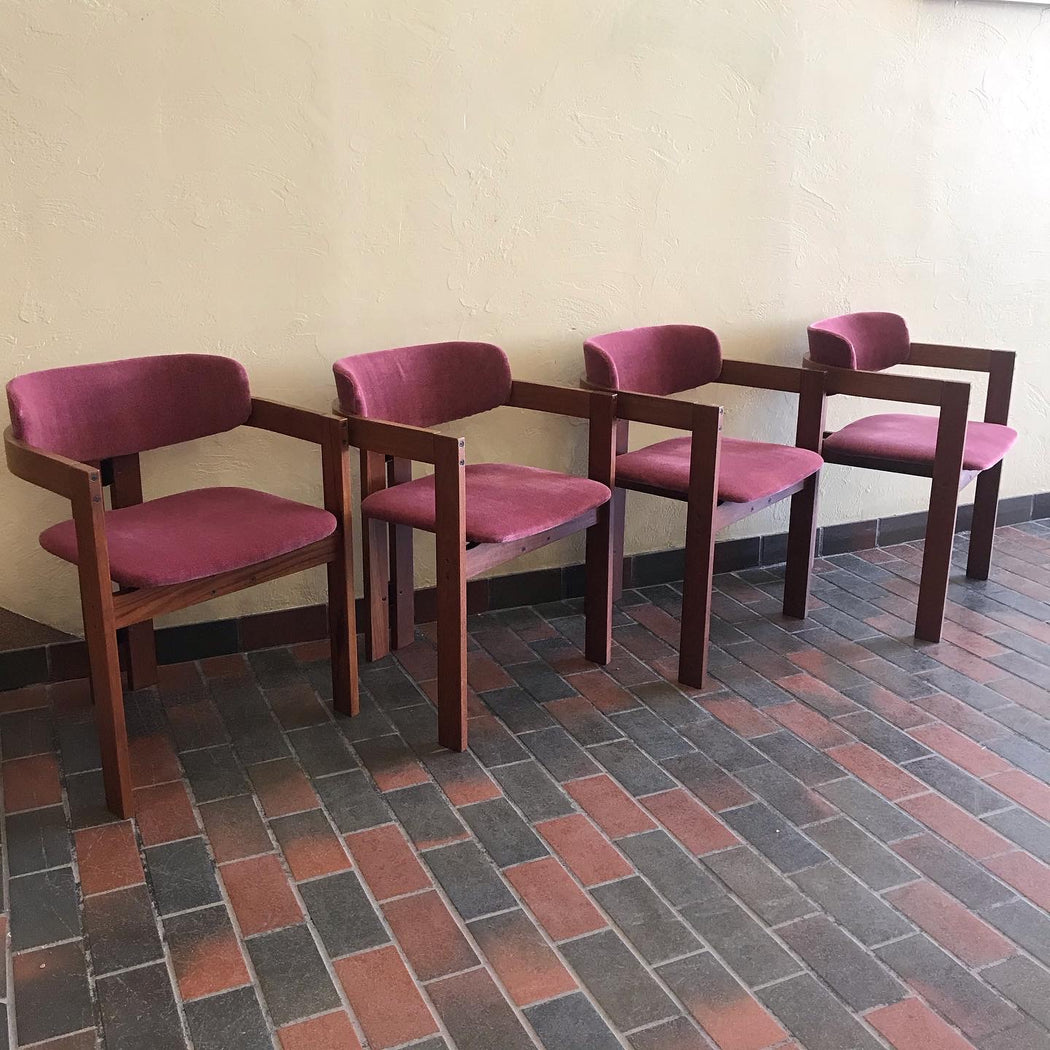 Set of Four Teak Dining Chairs