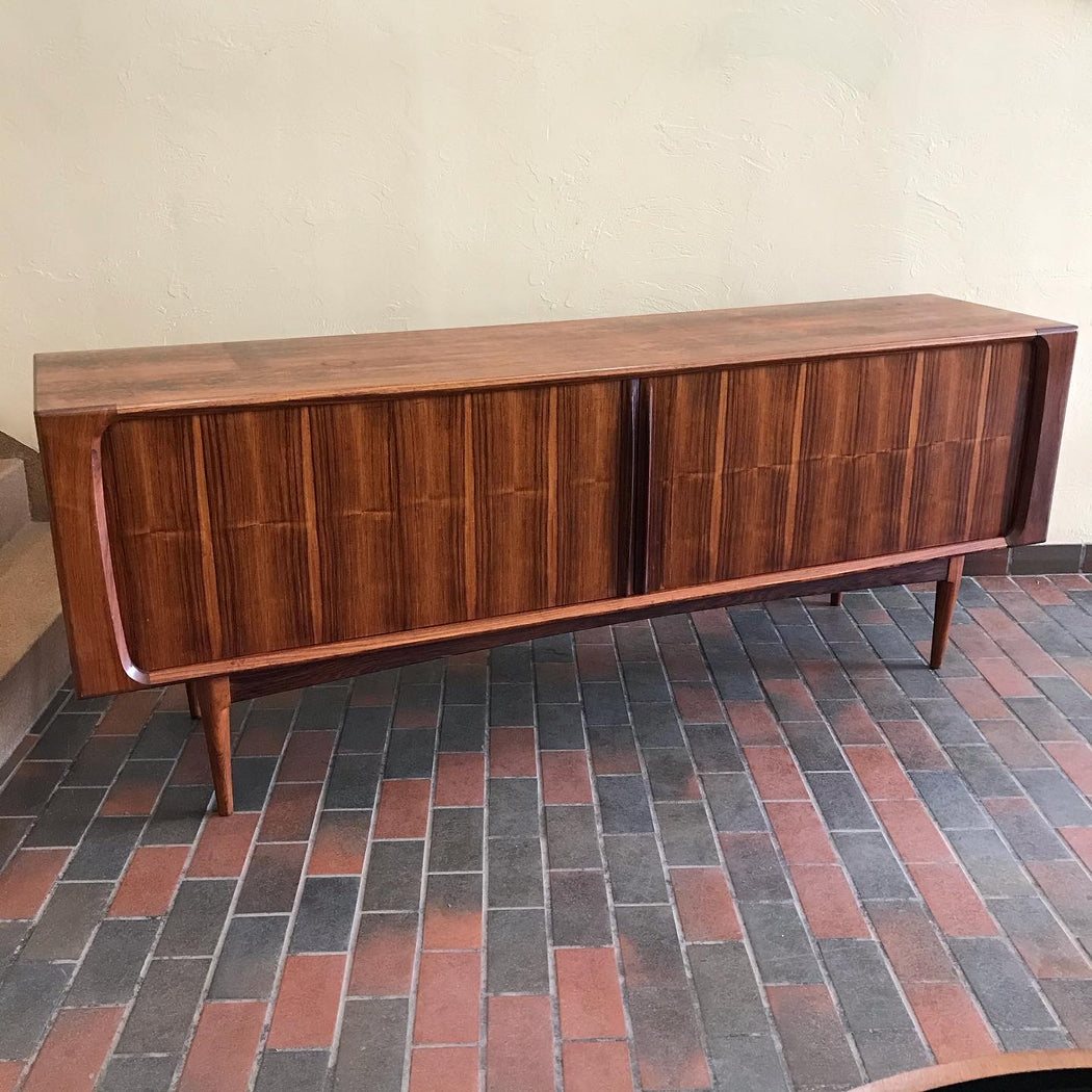 *ON HOLD* Rosewood Tambour Door Credenza