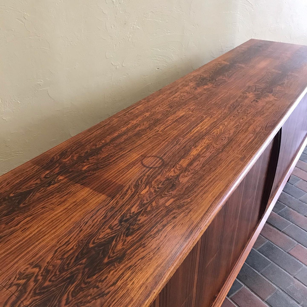 *ON HOLD* Rosewood Tambour Door Credenza