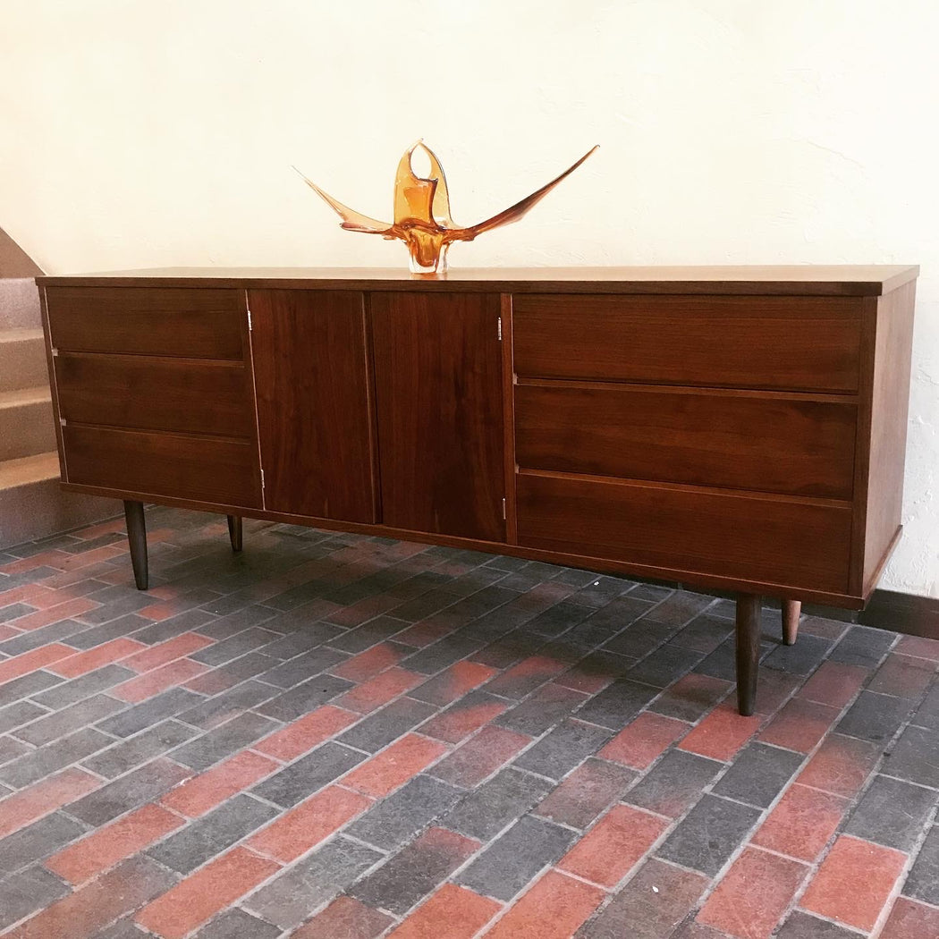 Walnut Credenza Dresser
