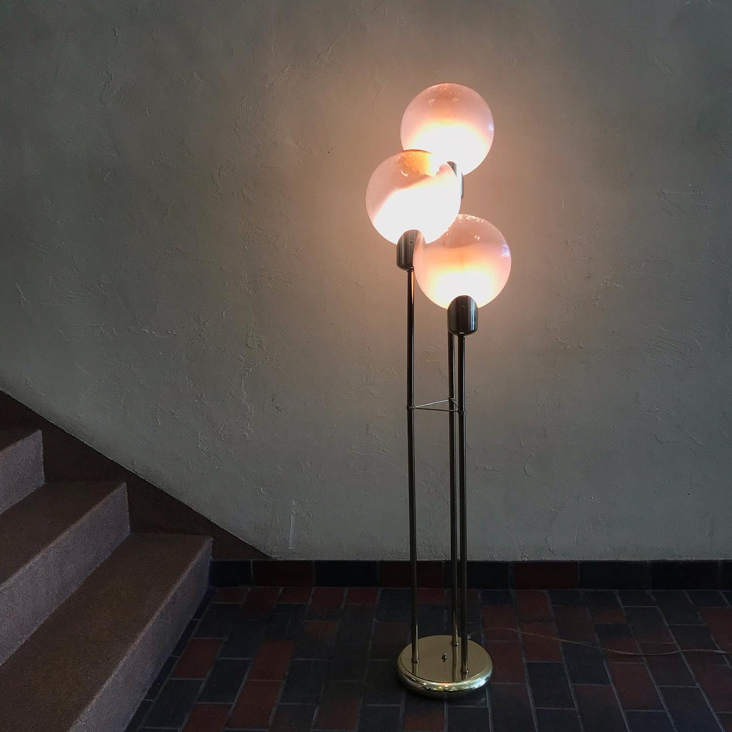 Brass Lollipop Floor Lamp