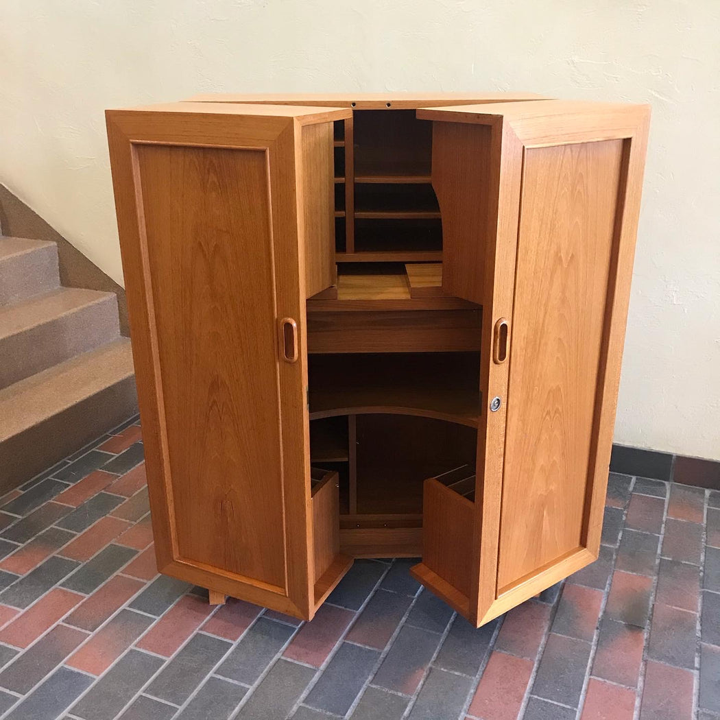 Teak Magic Box Desk