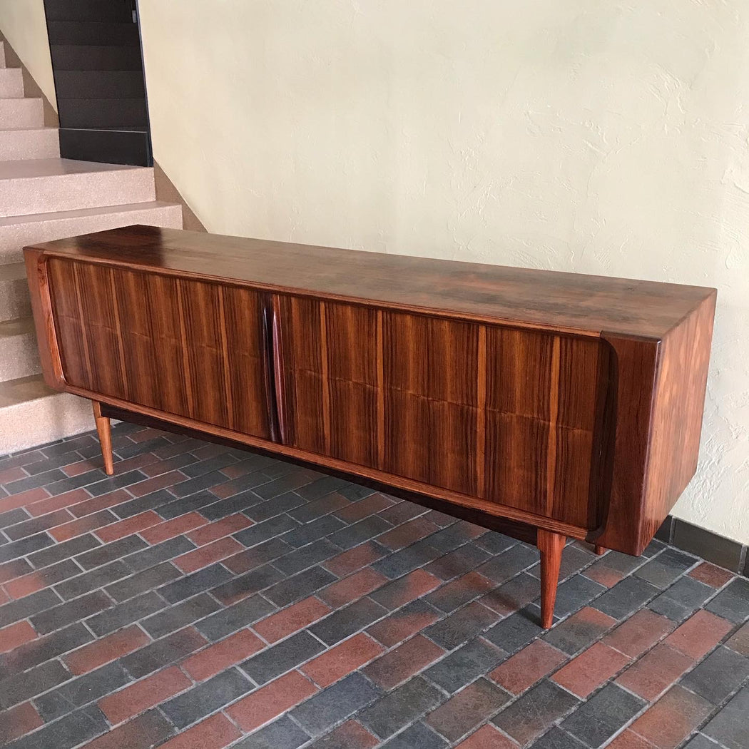 *ON HOLD* Rosewood Tambour Door Credenza