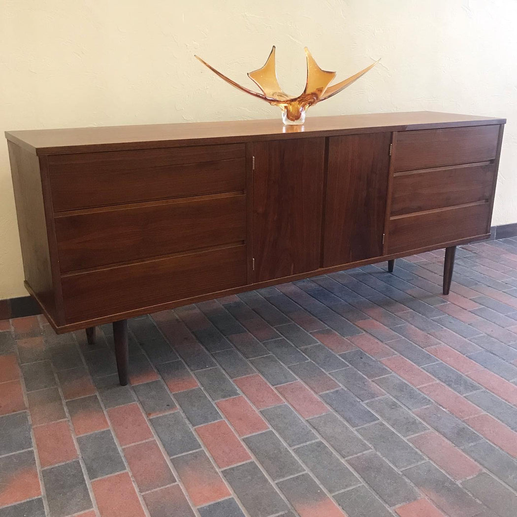 Walnut Credenza Dresser
