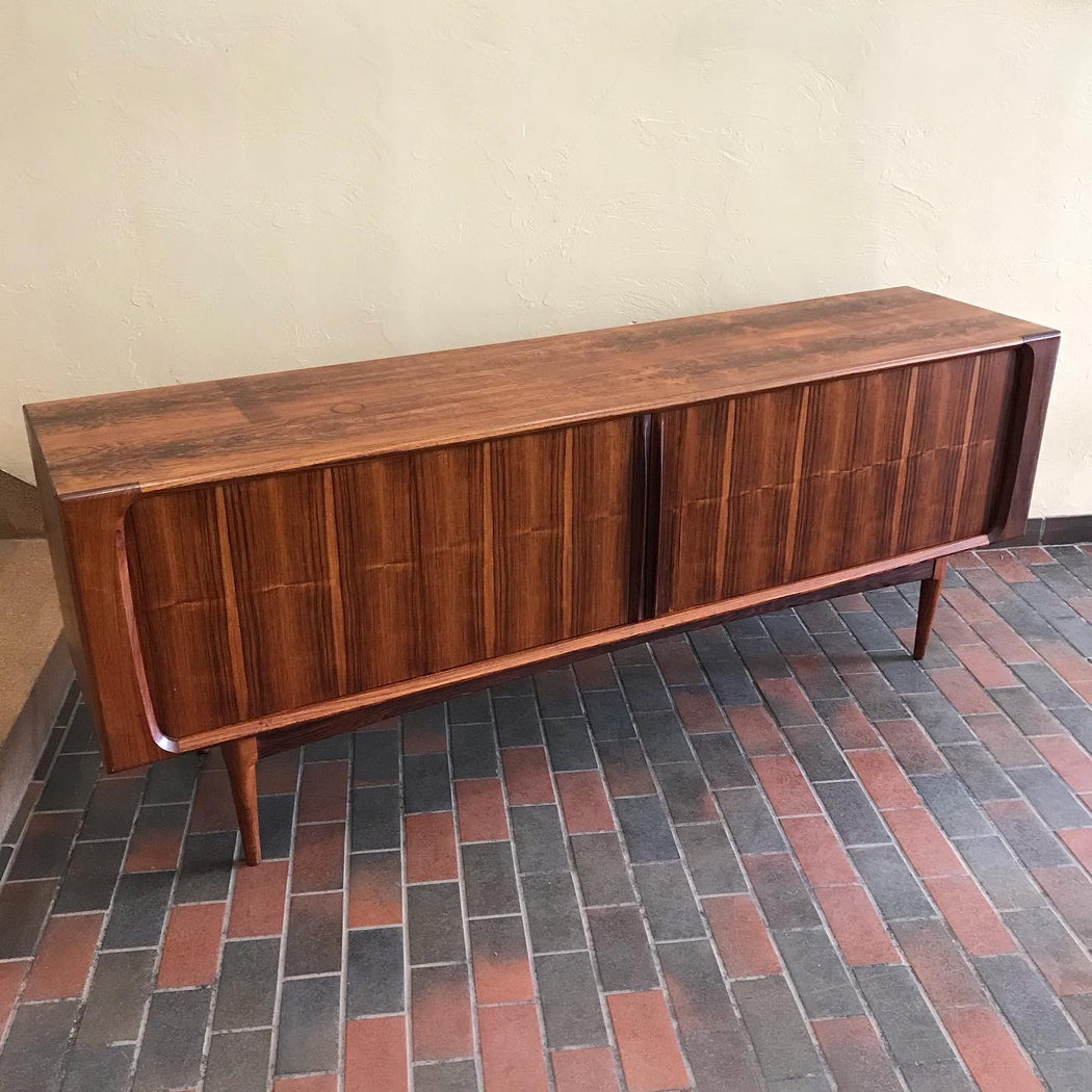 *ON HOLD* Rosewood Tambour Door Credenza