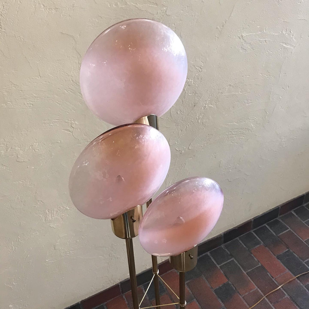 Brass Lollipop Floor Lamp