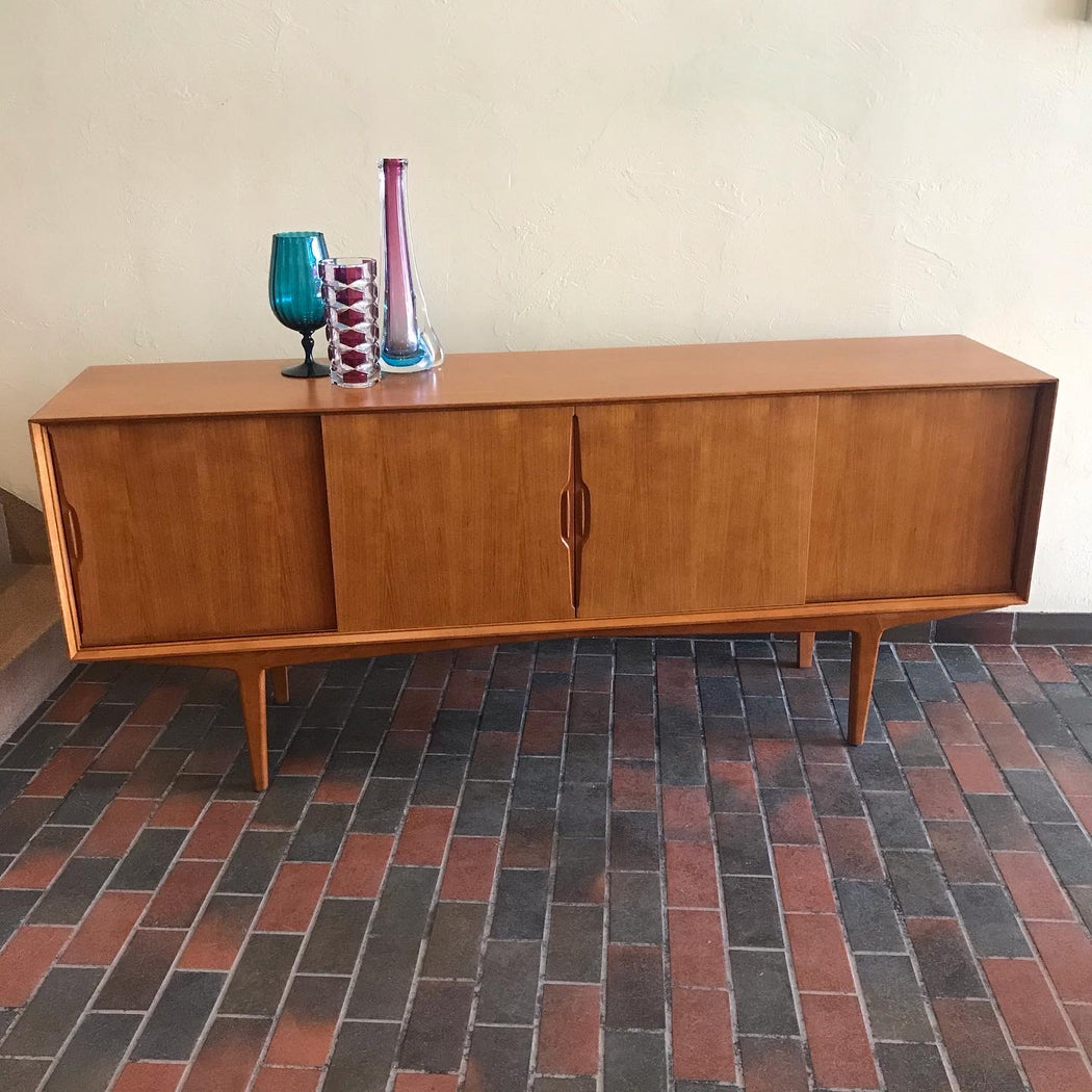 Danish Teak Knud Nielsen Credenza