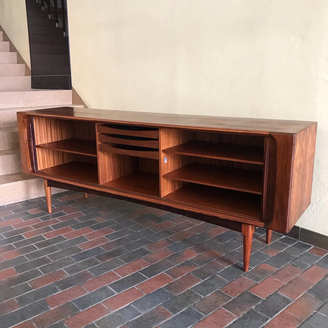 *ON HOLD* Rosewood Tambour Door Credenza