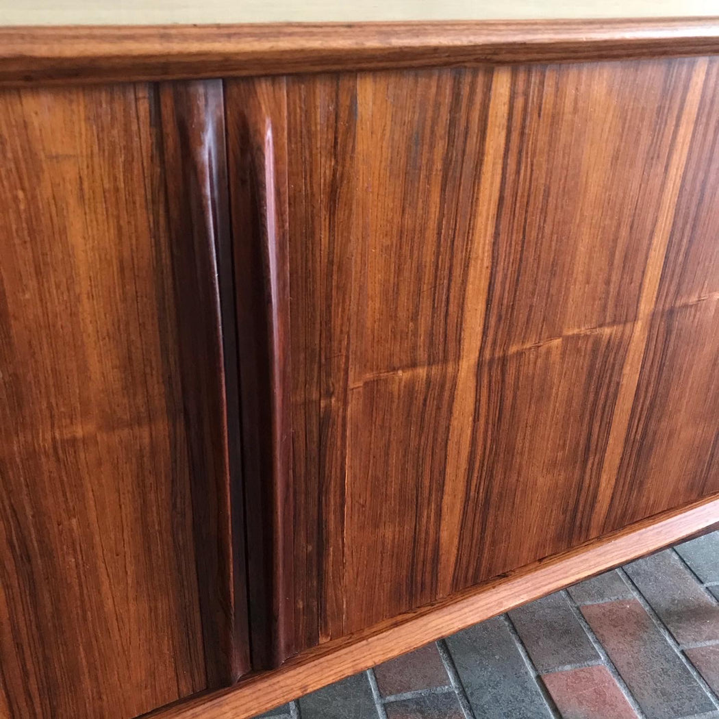 *ON HOLD* Rosewood Tambour Door Credenza