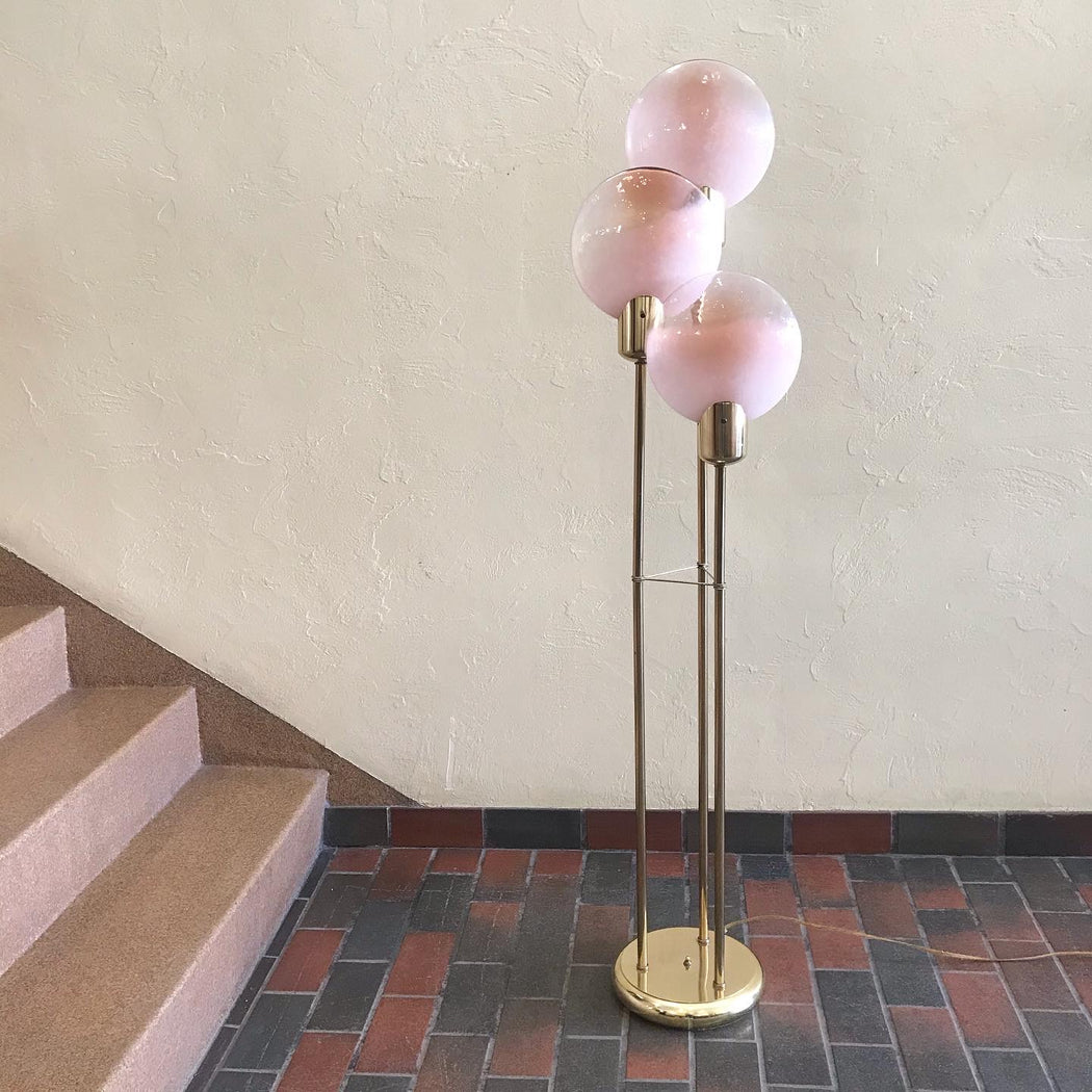 Brass Lollipop Floor Lamp
