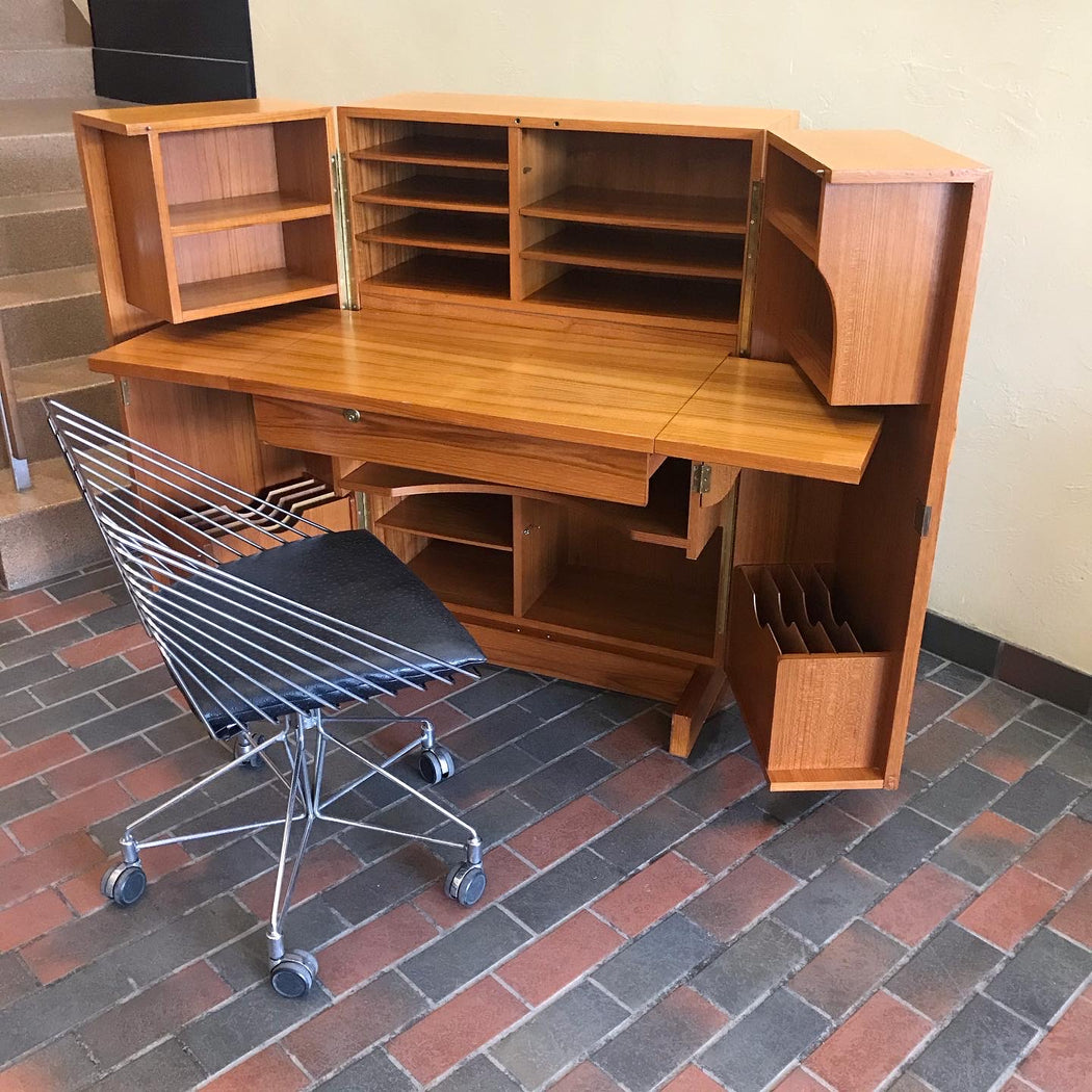 Teak Magic Box Desk