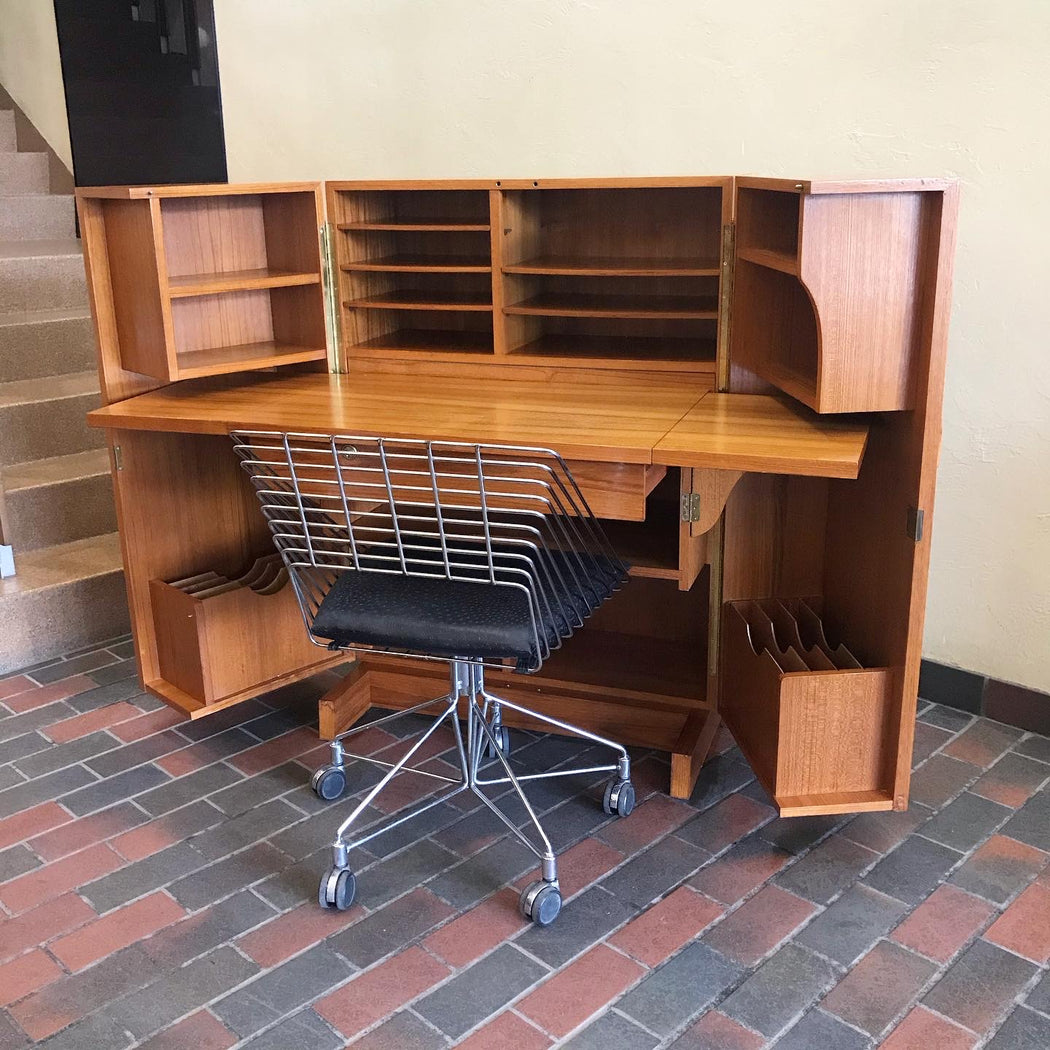 Teak Magic Box Desk
