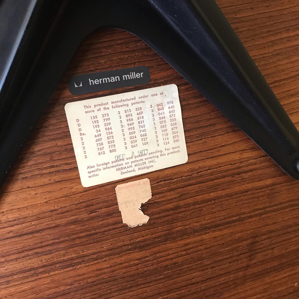 Authentic 1977 Rosewood Eames Lounger + Ottoman