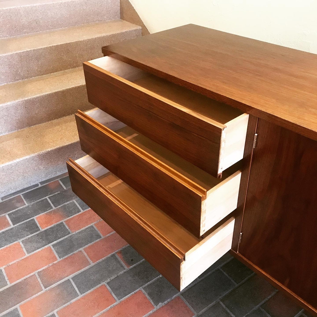 Walnut Credenza Dresser